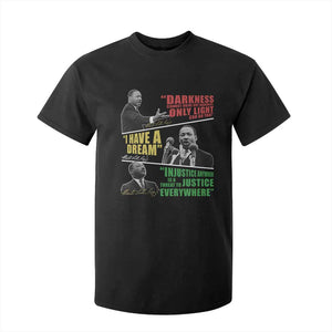 Martin Luther King Jr MLK Quotes Black History Leaders T Shirt For Kid