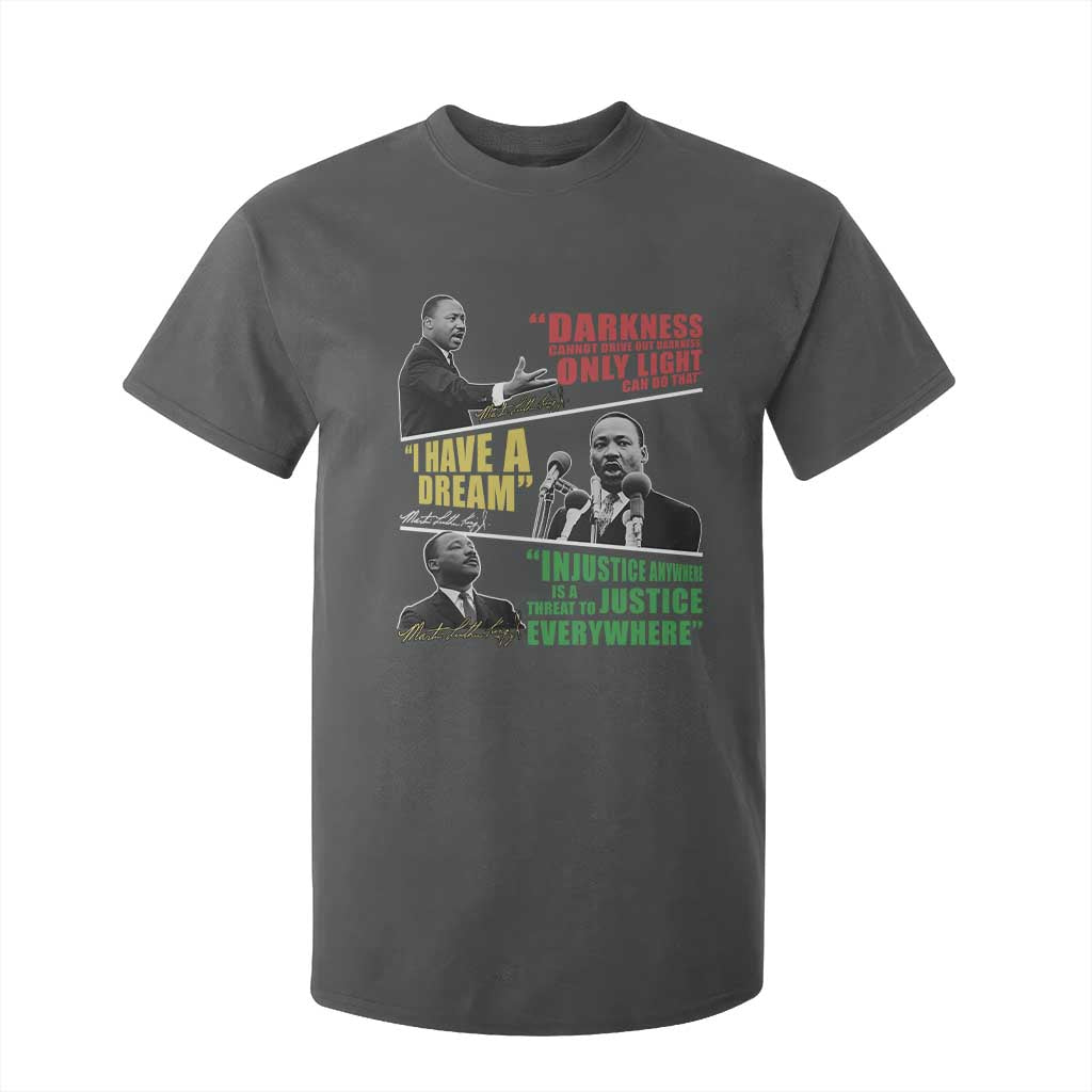Martin Luther King Jr MLK Quotes Black History Leaders T Shirt For Kid