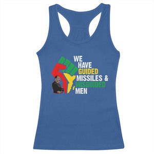 We Have Guided Missiles And Misguided Men Racerback Tank Top Dr Martin Luther King Jr