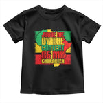 MLK Day Judge Me By The Content Of My Character Toddler T Shirt Martin Luther King Africa Map Black History Month