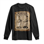 Black Leaders Long Sleeve Shirt Wanted Civil Rights Heroes MLK Malcolm X Web John Lewis