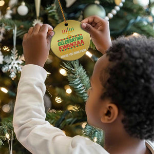 Celebrating Kwanzaa Never Forget Where You Come From Kinara Candle Xmas African American Christmas Ornament