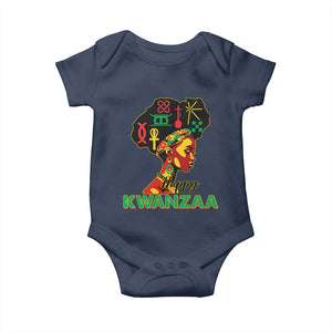 Happy Kwanzaa Baby Onesie Nguzo Saba Symbols The 7 Principles Of Kwanzaa African Holiday