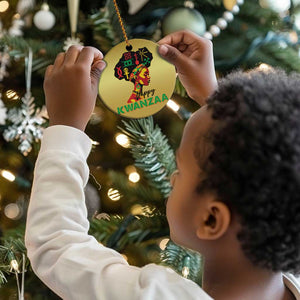 Happy Kwanzaa Christmas Ornament Nguzo Saba Symbols The 7 Principles Of Kwanzaa African Holiday