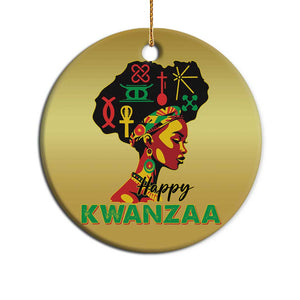 Happy Kwanzaa Christmas Ornament Nguzo Saba Symbols The 7 Principles Of Kwanzaa African Holiday