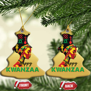 Happy Kwanzaa Christmas Ornament Nguzo Saba Symbols The 7 Principles Of Kwanzaa African Holiday