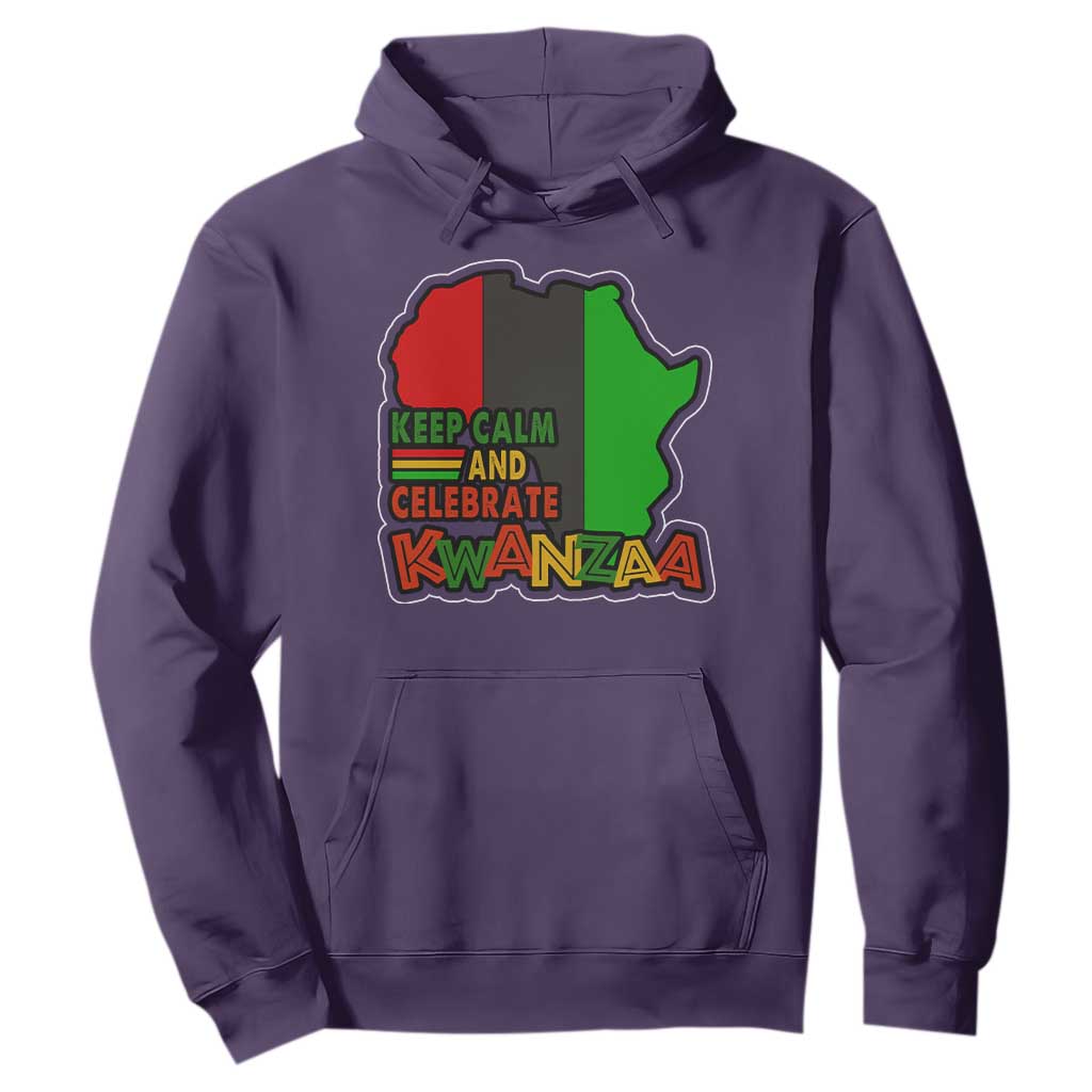 Keep Calm And Celebrate Kwanzaa Hoodie African American Christmas Black Holiday