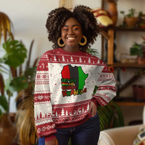 Keep Calm And Celebrate Kwanzaa Ugly Christmas Sweater African American Xmas Black Holiday