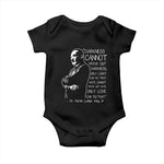 Martin Luther King Quote Baby Onesie Darkness Cannot Drive Out Darkness Black History