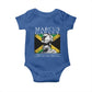 Marcus Garvey Inspirational Quote Baby Onesie A People Without The Knowledge Of Their Past History Origin And Culture Jamaican Flag