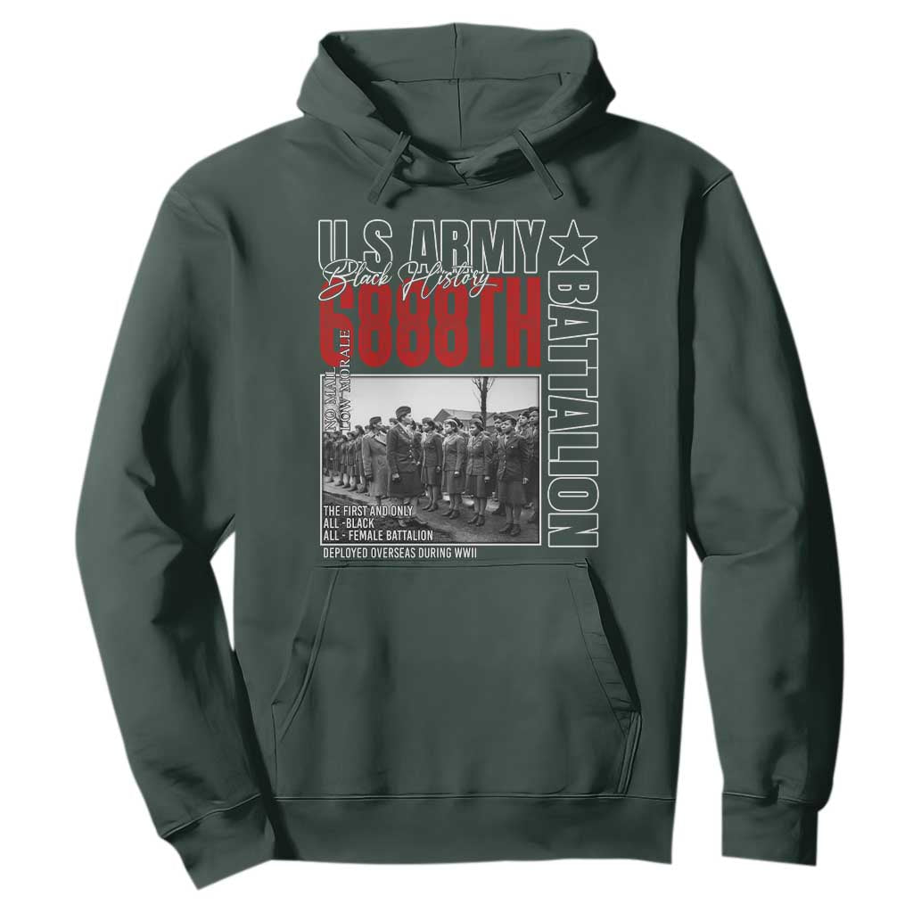 6888th Battalion Hoodie The First And Only All Black Female Battalion Black History