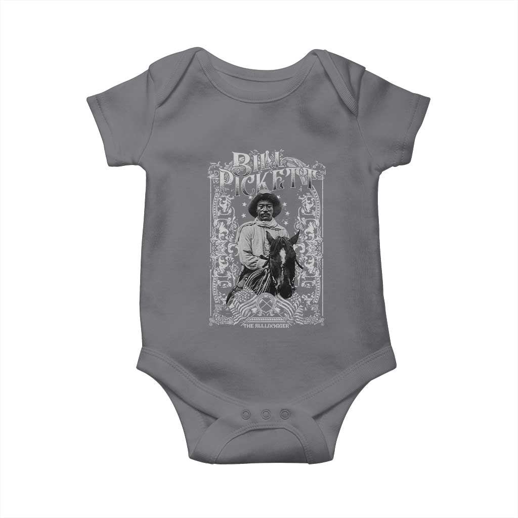Black Cowboy Bill Pickett Baby Onesie African American Cowboy History