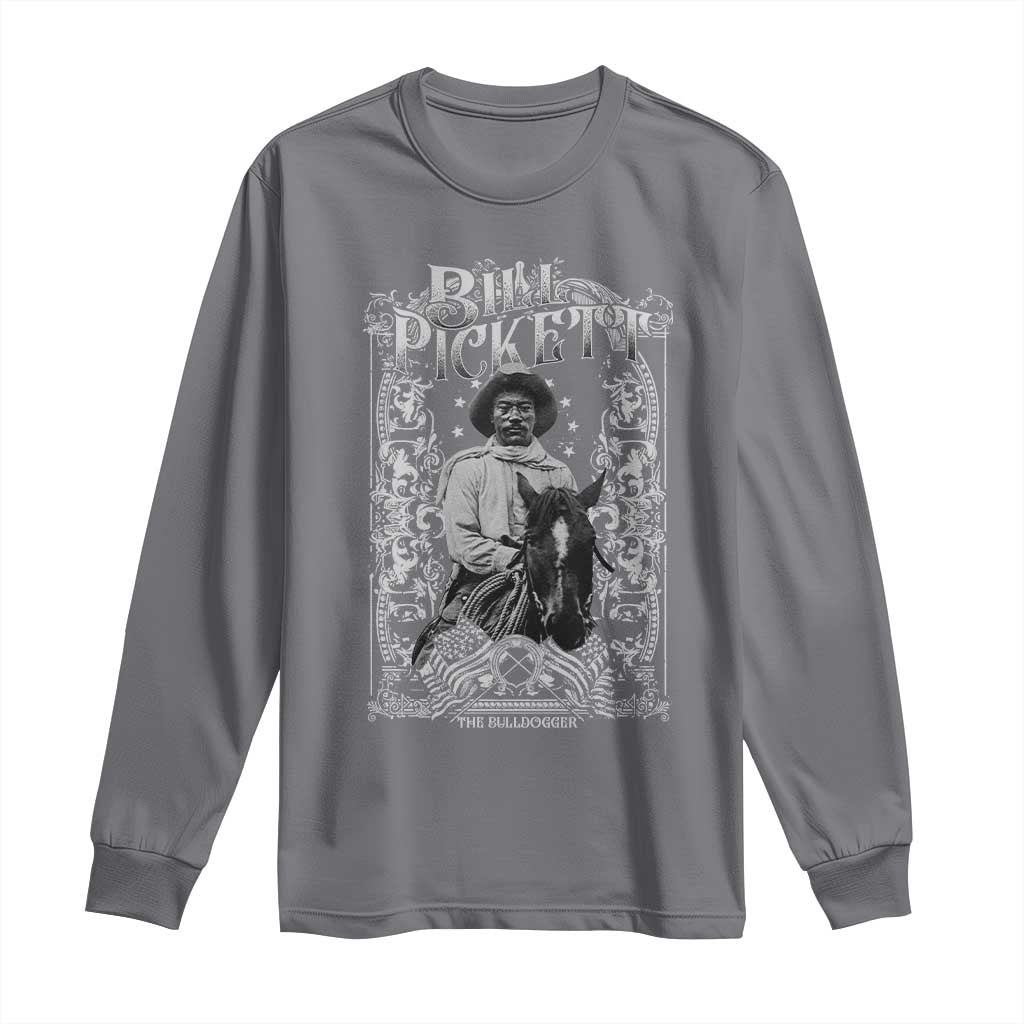Black Cowboy Bill Pickett Long Sleeve Shirt African American Cowboy History