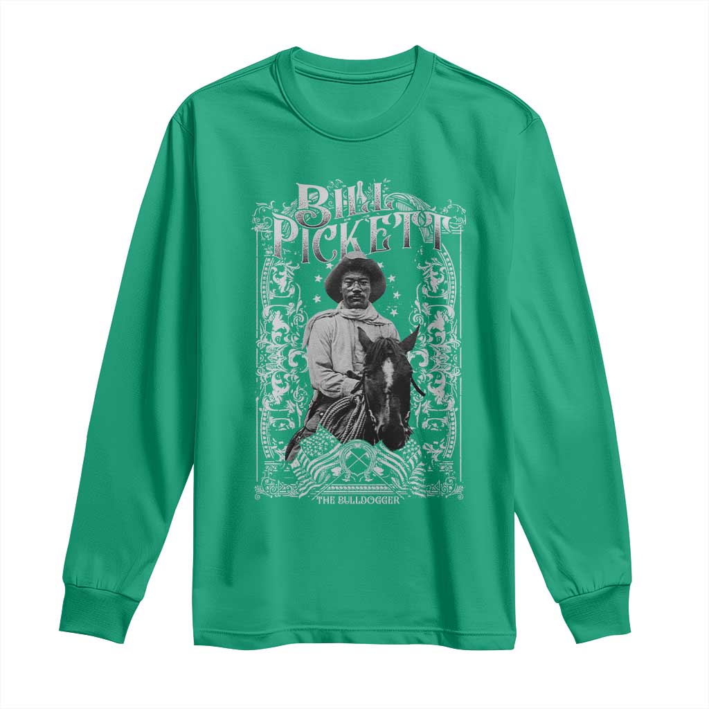 Black Cowboy Bill Pickett Long Sleeve Shirt African American Cowboy History