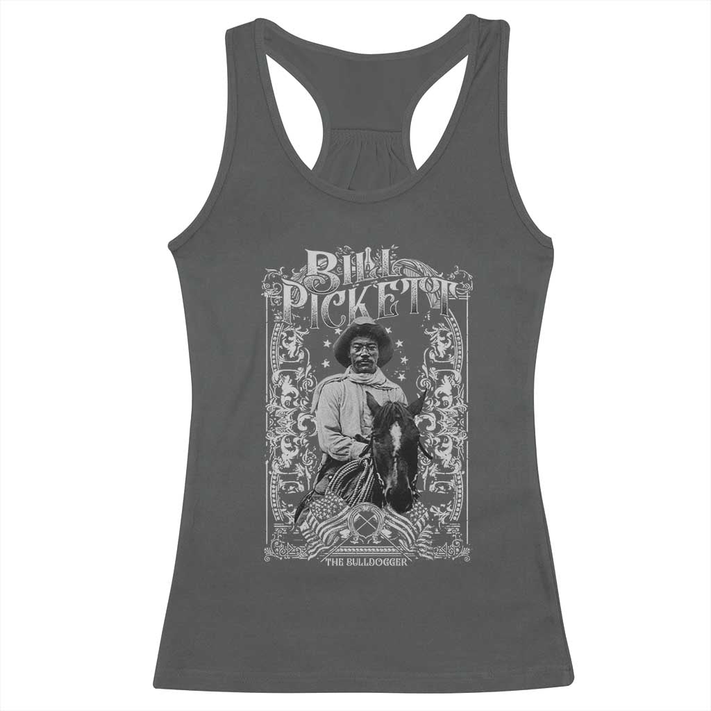 Black Cowboy Bill Pickett Racerback Tank Top African American Cowboy History