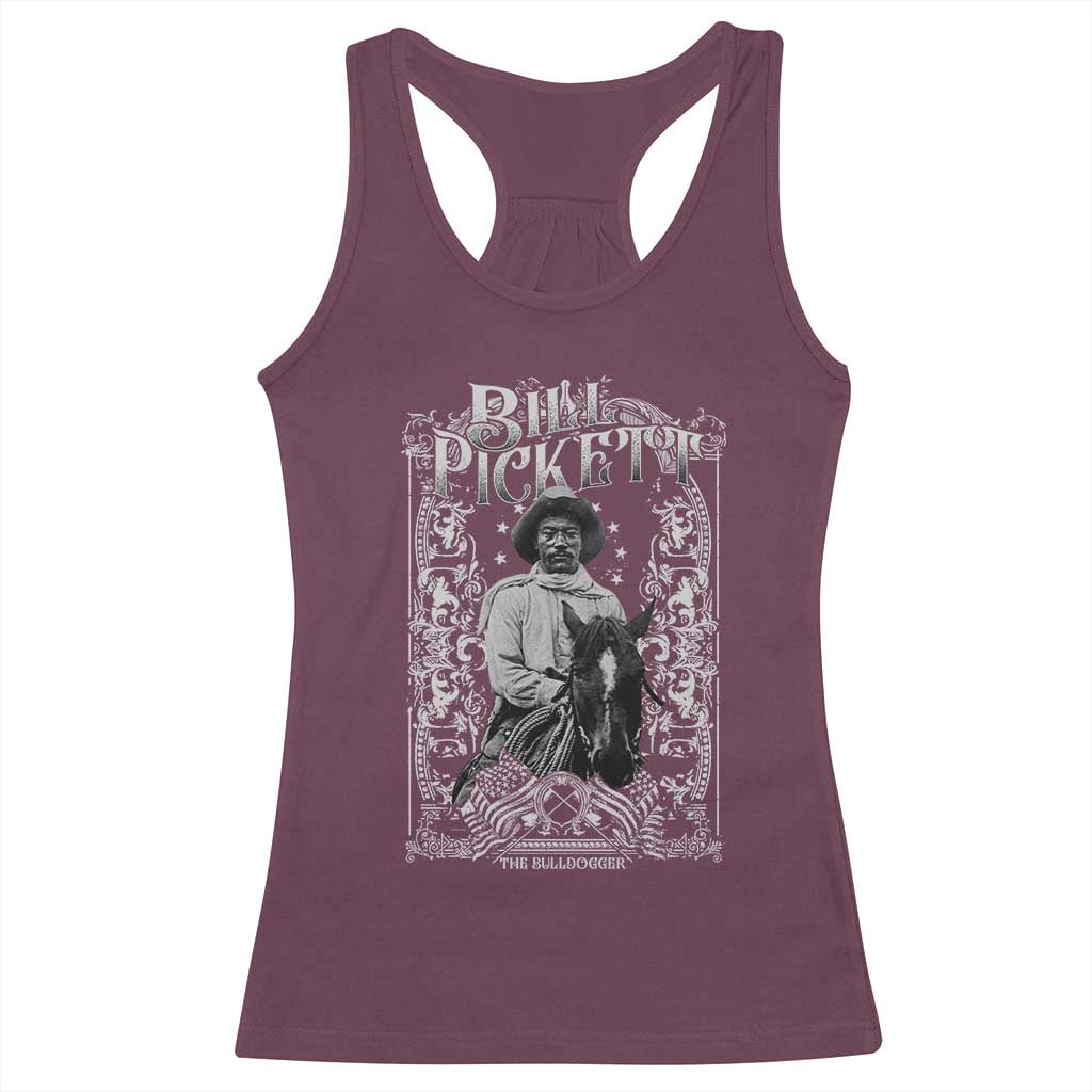 Black Cowboy Bill Pickett Racerback Tank Top African American Cowboy History