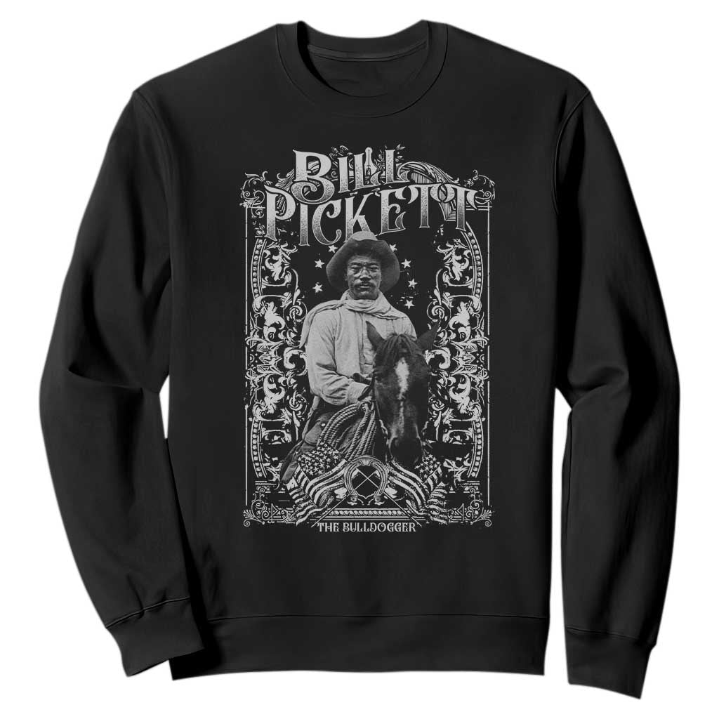 Black Cowboy Bill Pickett Sweatshirt African American Cowboy History