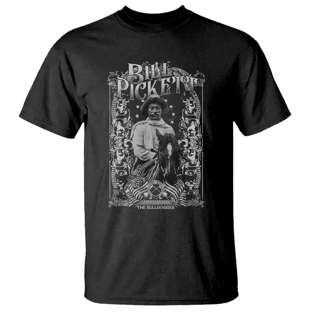 Black Cowboy Bill Pickett T Shirt African American Cowboy History