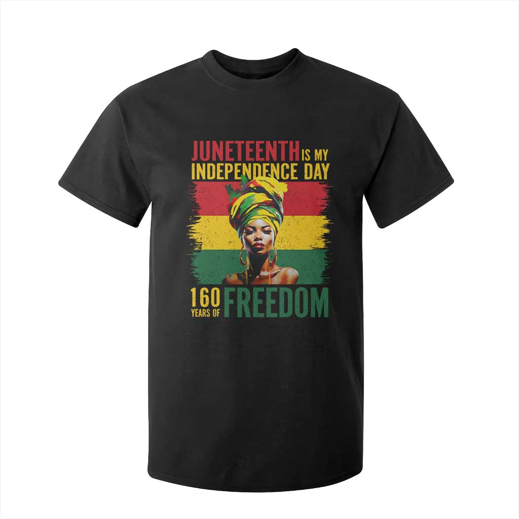Juneteenth Is My Independence Day 160 Years Of Freedom T Shirt For Kid