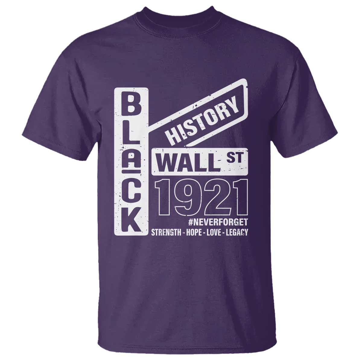 Never Forget Black Wall Street 1921 T Shirt Tulsa Black History Month African American Heritage