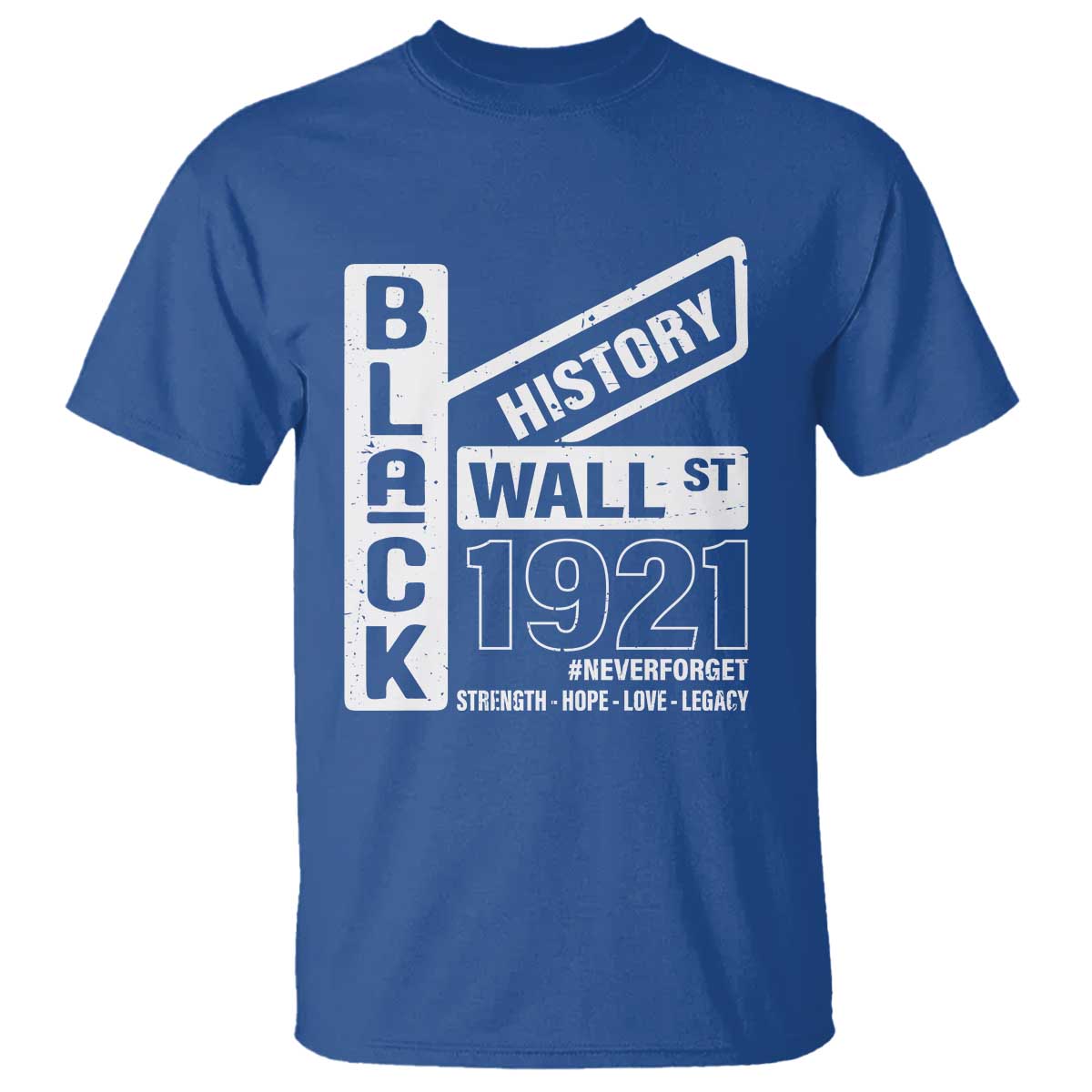 Never Forget Black Wall Street 1921 T Shirt Tulsa Black History Month African American Heritage