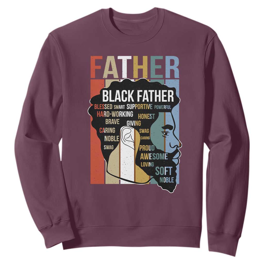African American Black Father Sweatshirt Fathers Day Juneteenth
