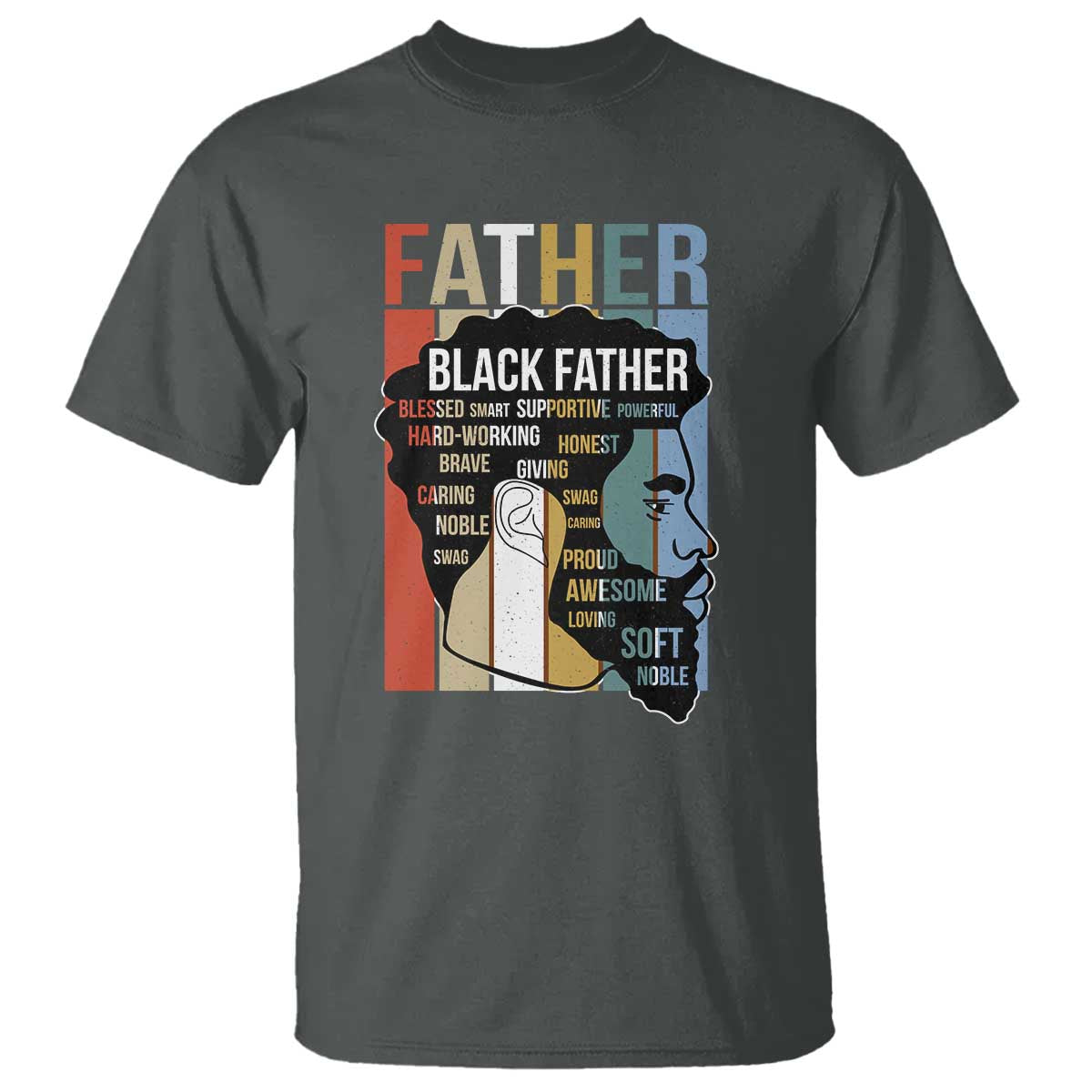 African American Black Father T Shirt Fathers Day Juneteenth