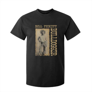 Bill Pickett The Bulldogger T Shirt For Kid Western African American Cowboy