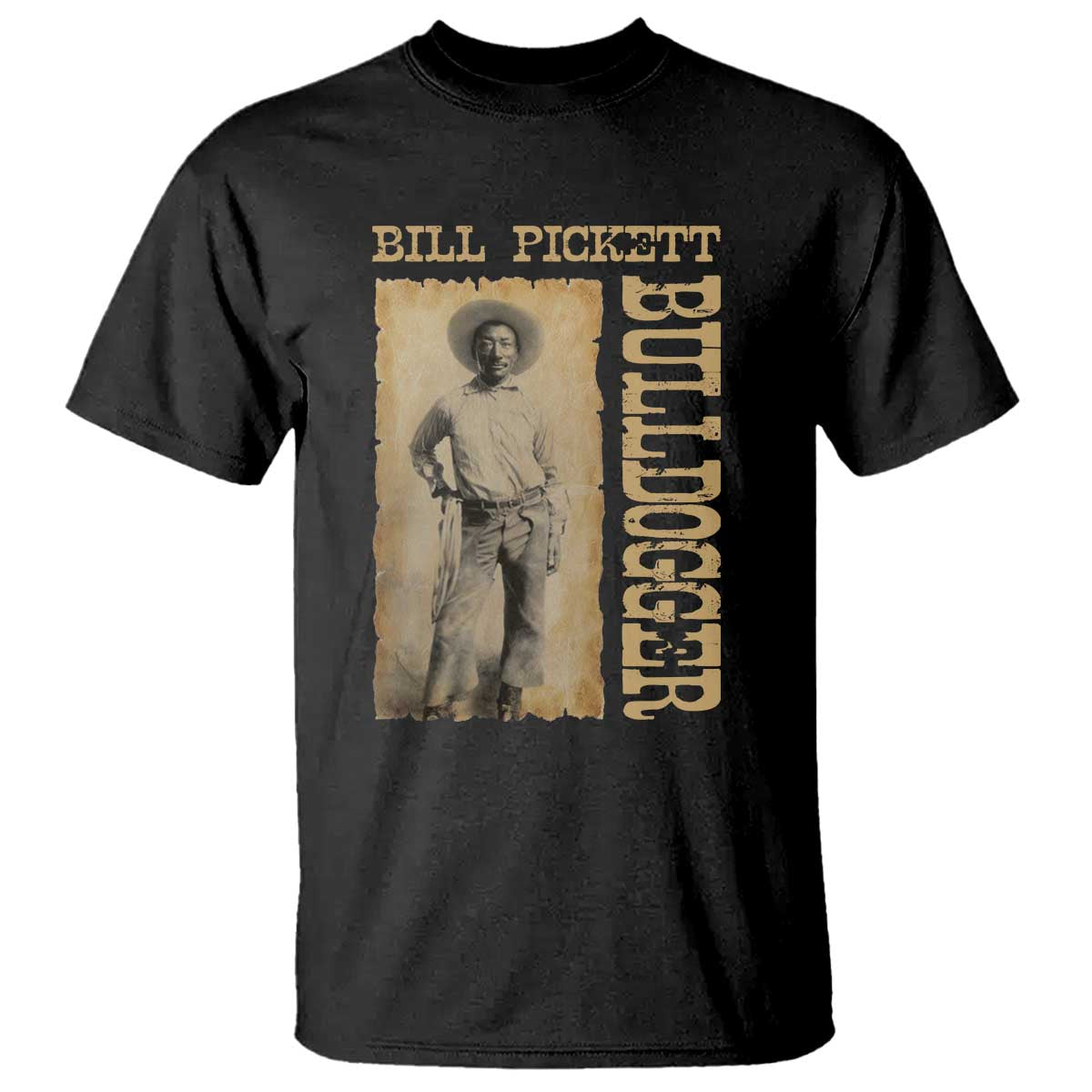 Bill Pickett The Bulldogger T Shirt Western African American Cowboy
