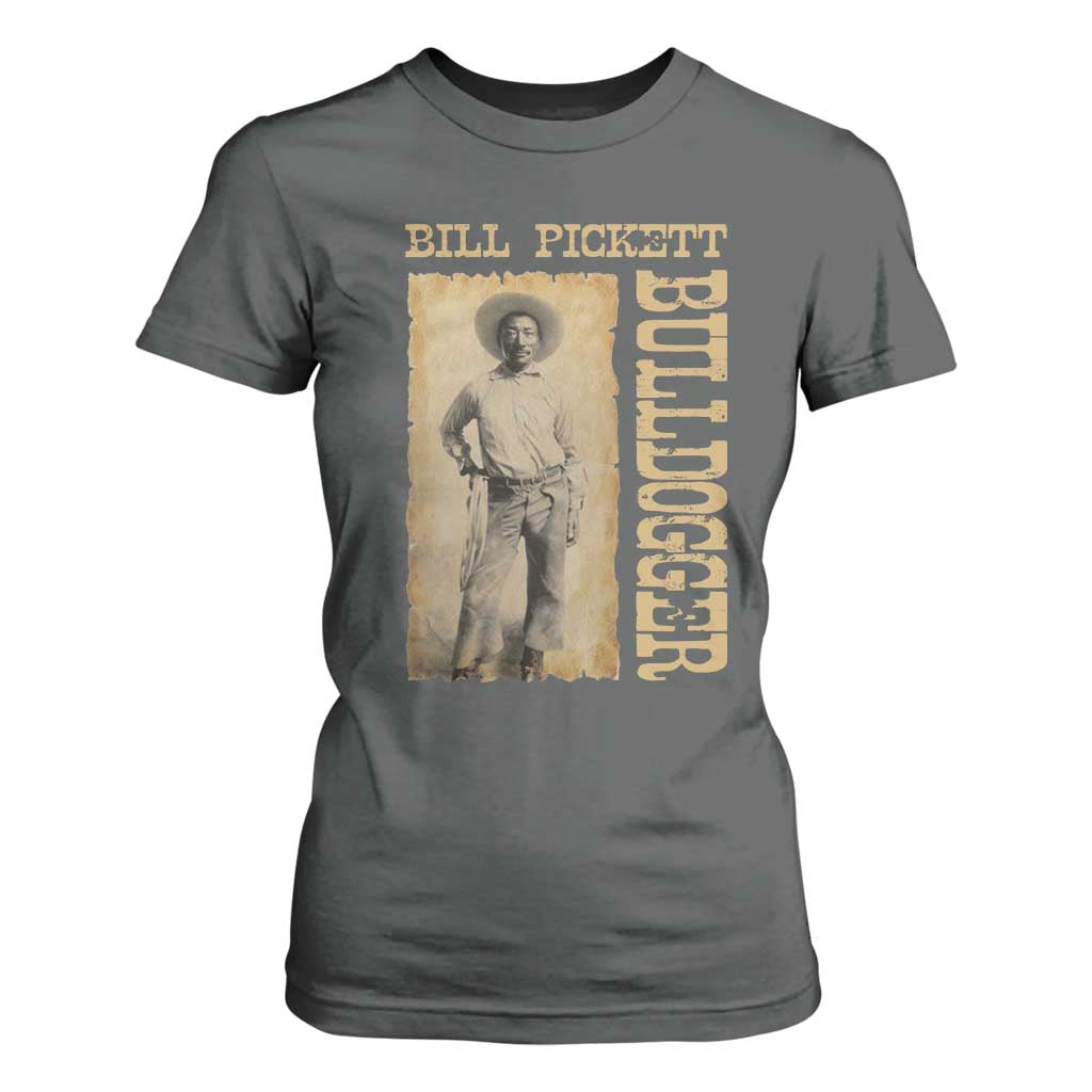 Bill Pickett The Bulldogger T Shirt For Women Western African American Cowboy