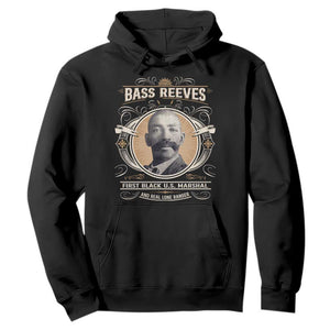 Bass Reeves First Black US Marshal And Real Lone Ranger Hoodie African American Cowboy Legend