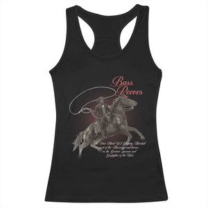 Bass Reeves Racerback Tank Top African American Cowboy Marshal Black History Month TS11