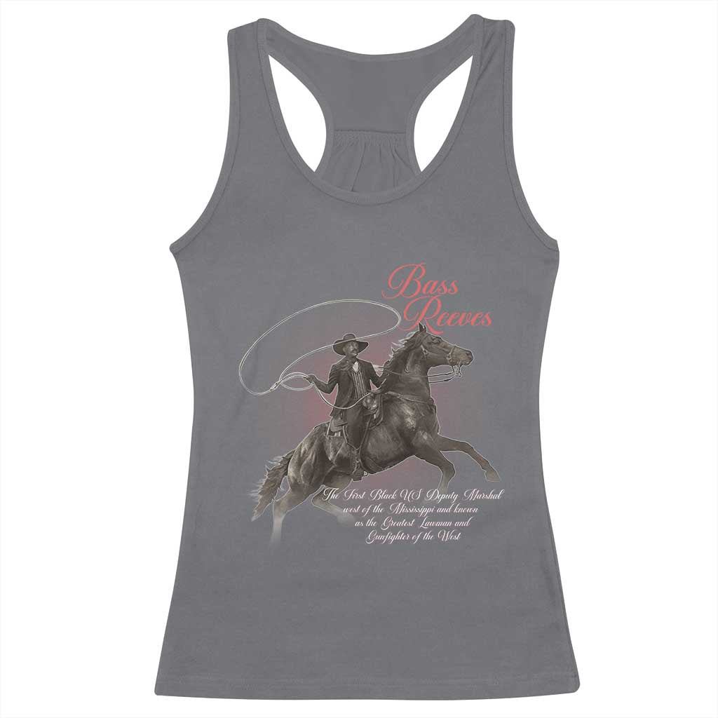Bass Reeves Racerback Tank Top African American Cowboy Marshal Black History Month TS11