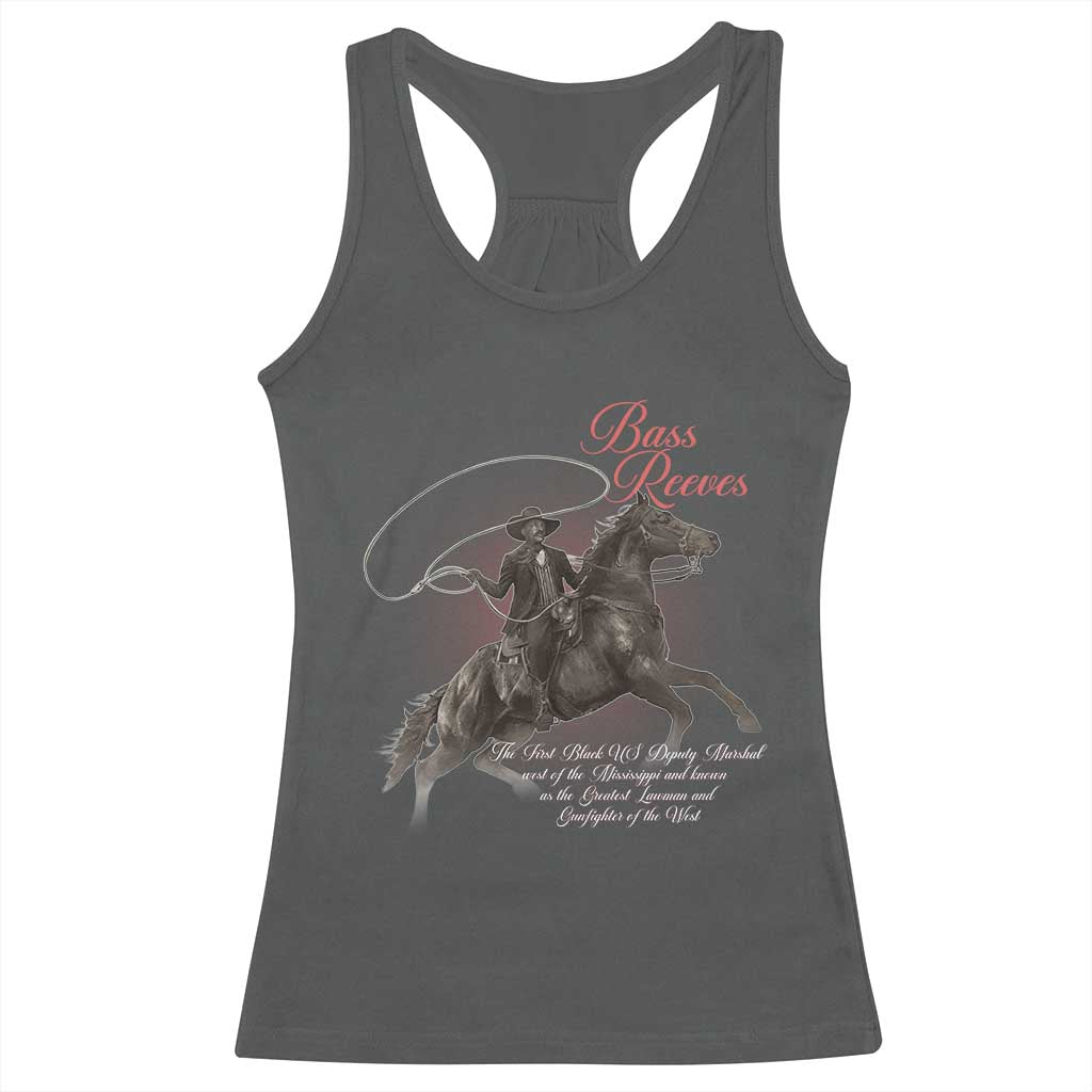 Bass Reeves Racerback Tank Top African American Cowboy Marshal Black History Month TS11