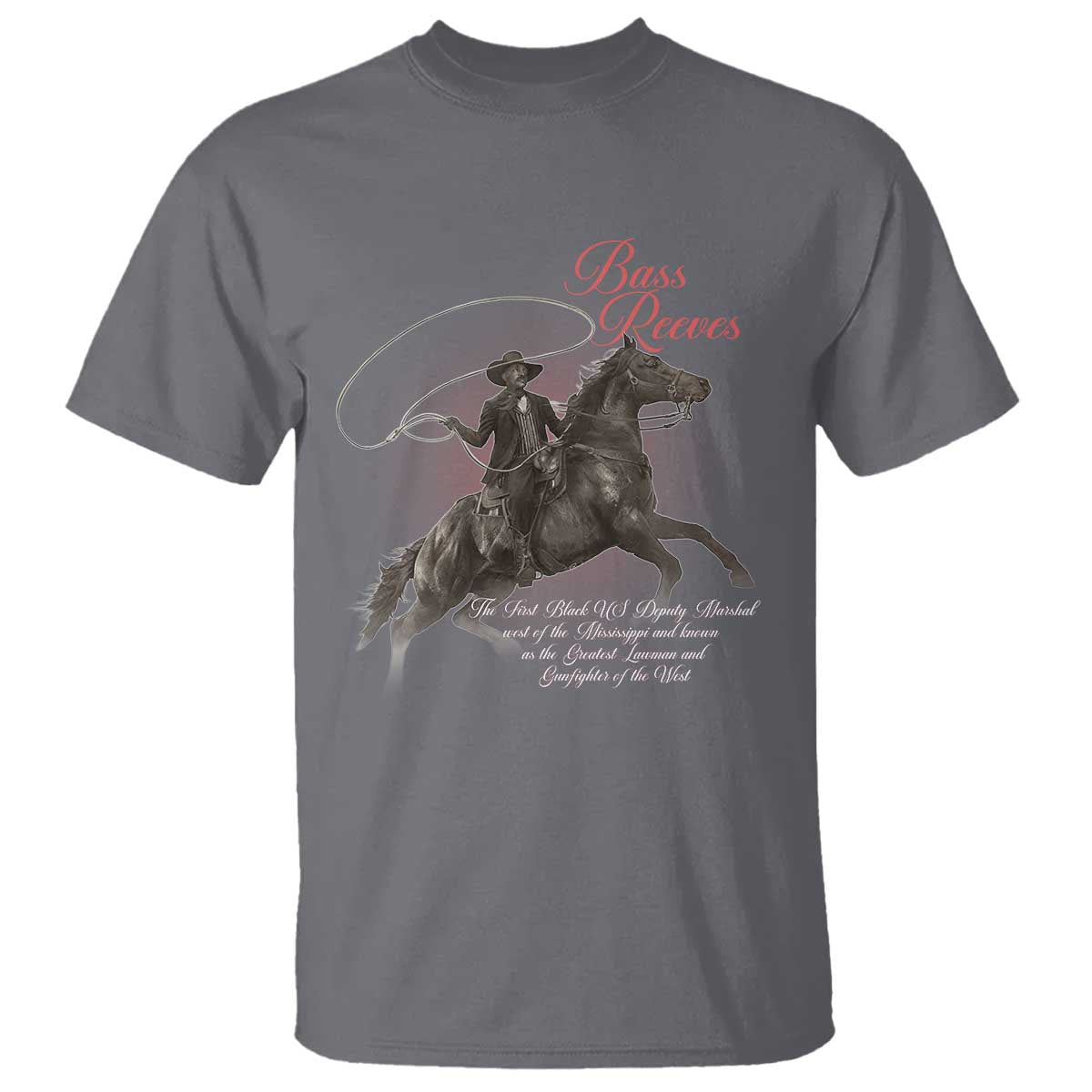 Bass Reeves T Shirt African American Cowboy Marshal Black History Month TS11