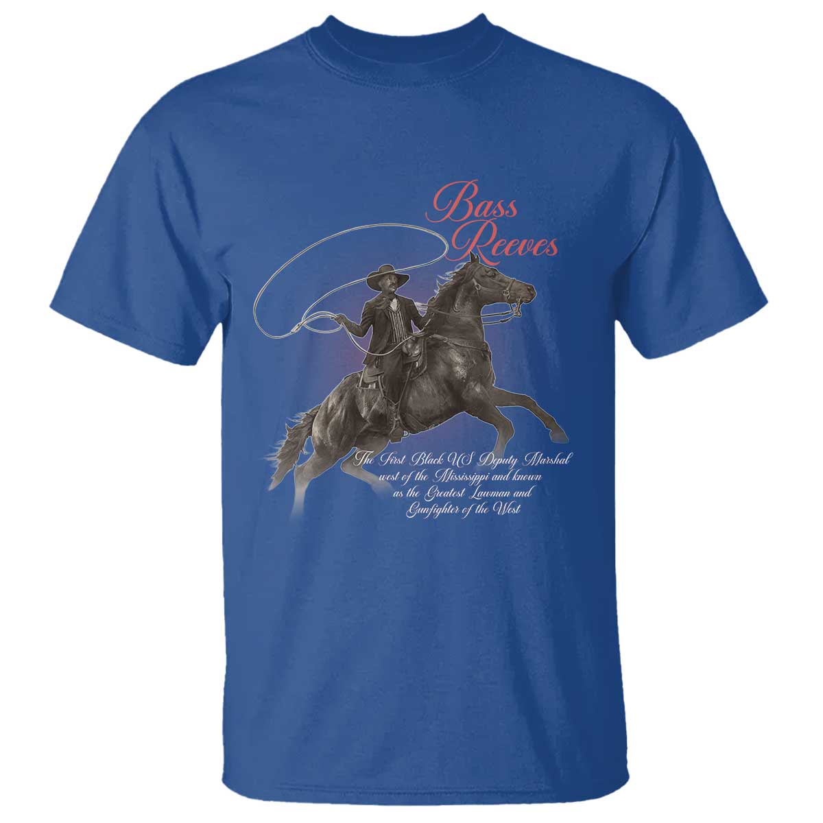 Bass Reeves T Shirt African American Cowboy Marshal Black History Month TS11