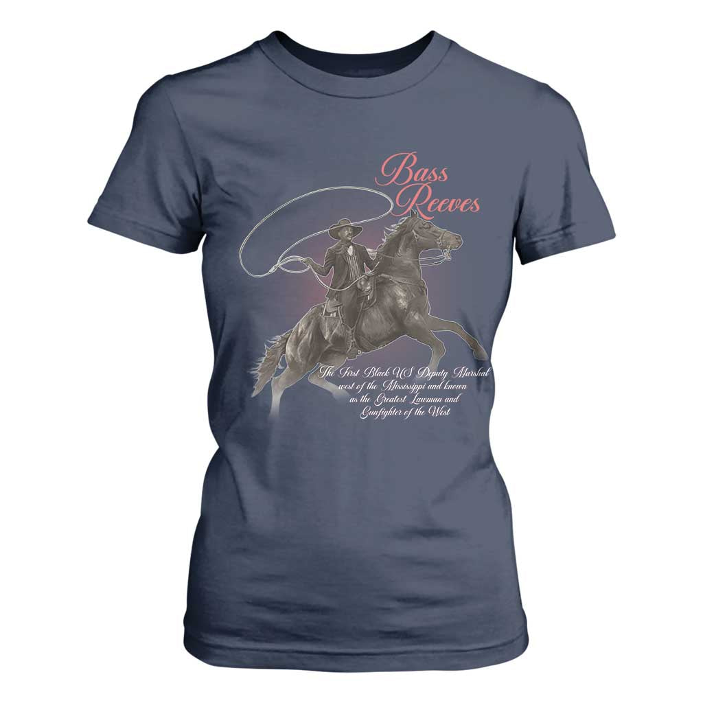 Bass Reeves T Shirt For Women African American Cowboy Marshal Black History Month TS11