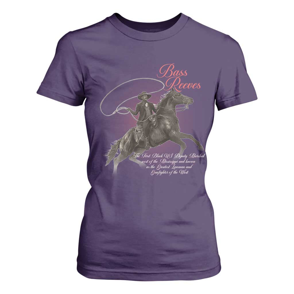 Bass Reeves T Shirt For Women African American Cowboy Marshal Black History Month TS11