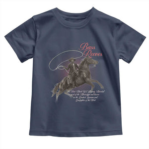 Bass Reeves Toddler T Shirt African American Cowboy Marshal Black History Month TS11