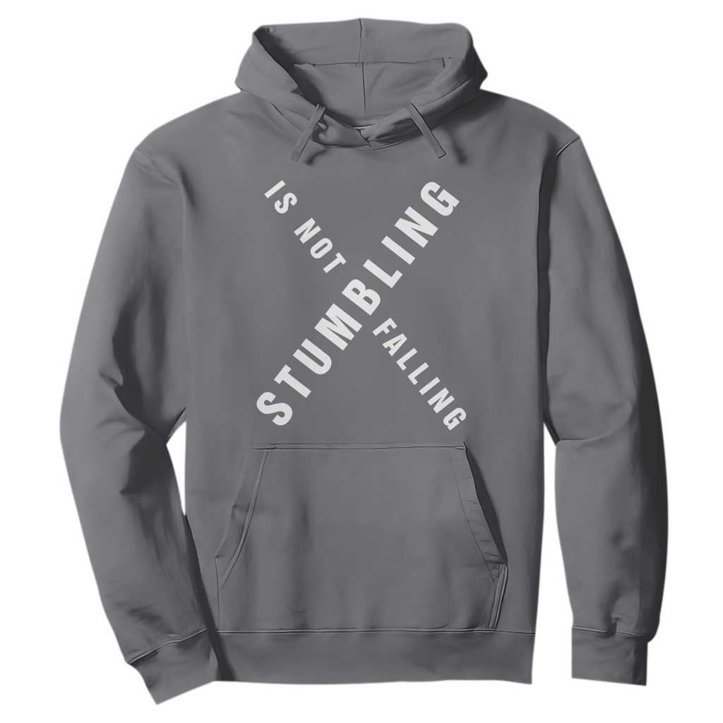Malcolm X Stumbling Is Not Falling Hoodie Black History Month African American Pride