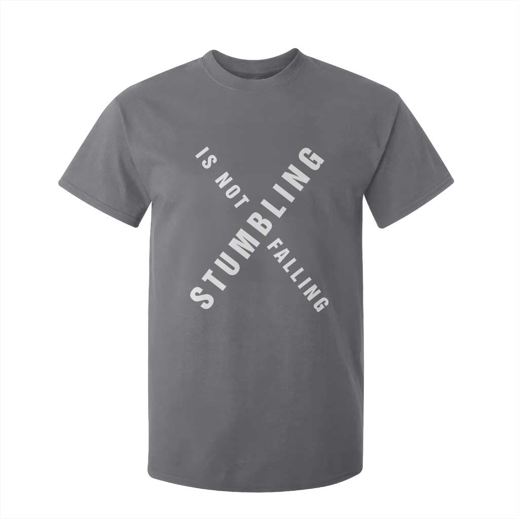 Malcolm X Stumbling Is Not Falling T Shirt For Kid Black History Month African American Pride