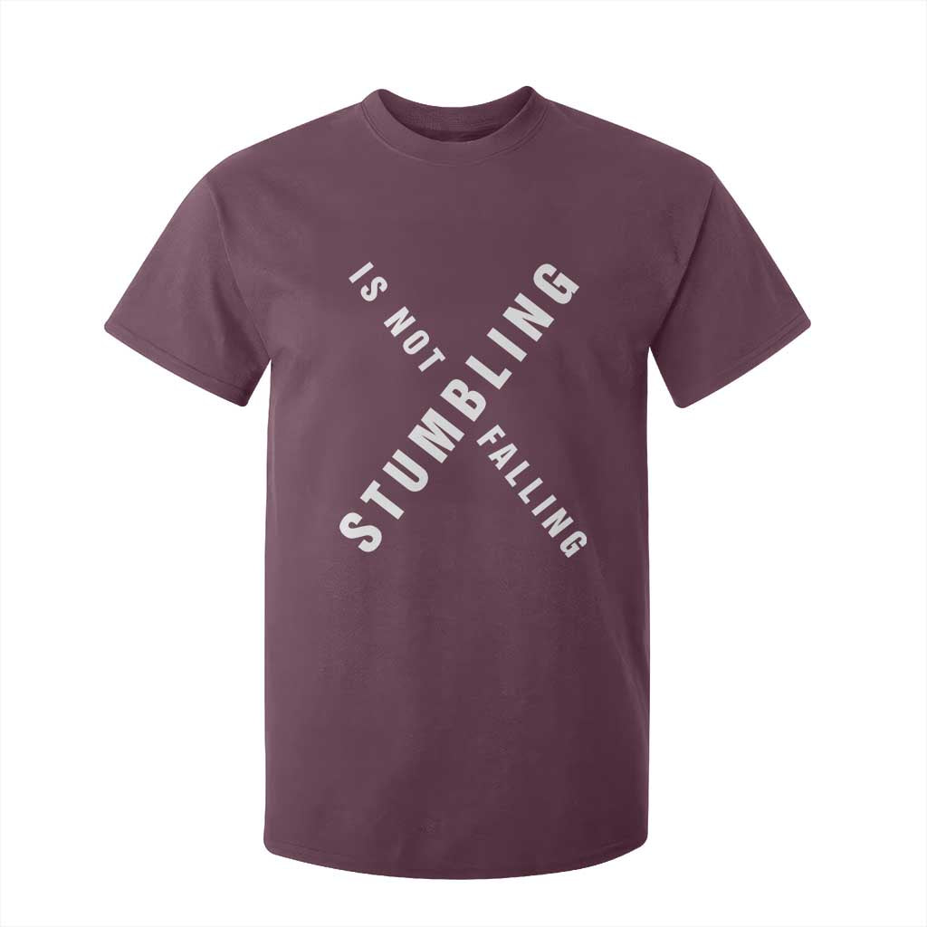Malcolm X Stumbling Is Not Falling T Shirt For Kid Black History Month African American Pride