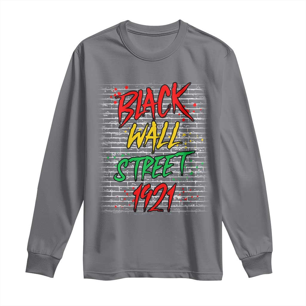 Black Wall Street 1921 Long Sleeve Shirt Tulsa Oklahoma Black History