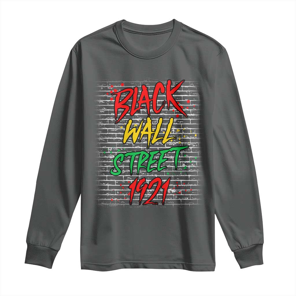 Black Wall Street 1921 Long Sleeve Shirt Tulsa Oklahoma Black History