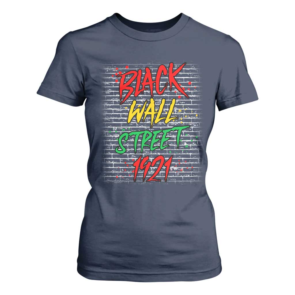 Black Wall Street 1921 T Shirt For Women Tulsa Oklahoma Black History