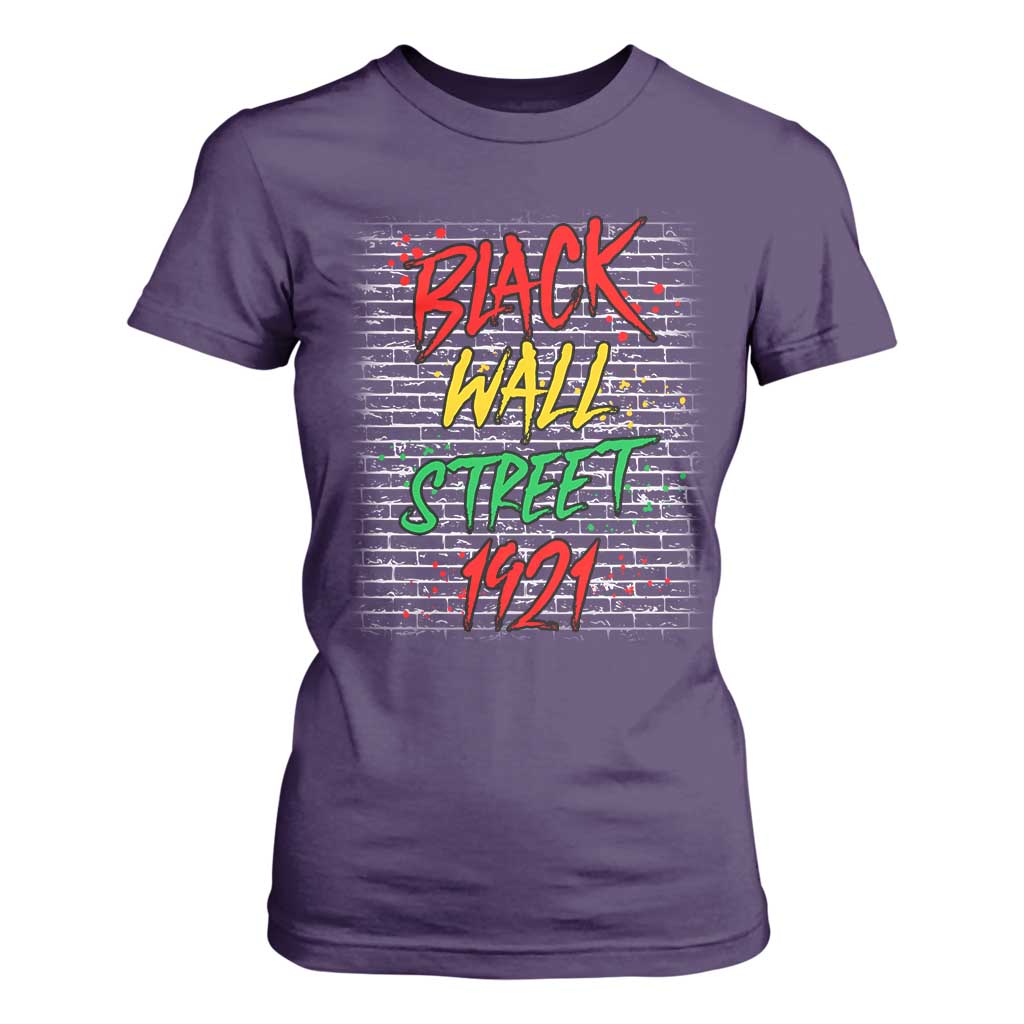 Black Wall Street 1921 T Shirt For Women Tulsa Oklahoma Black History