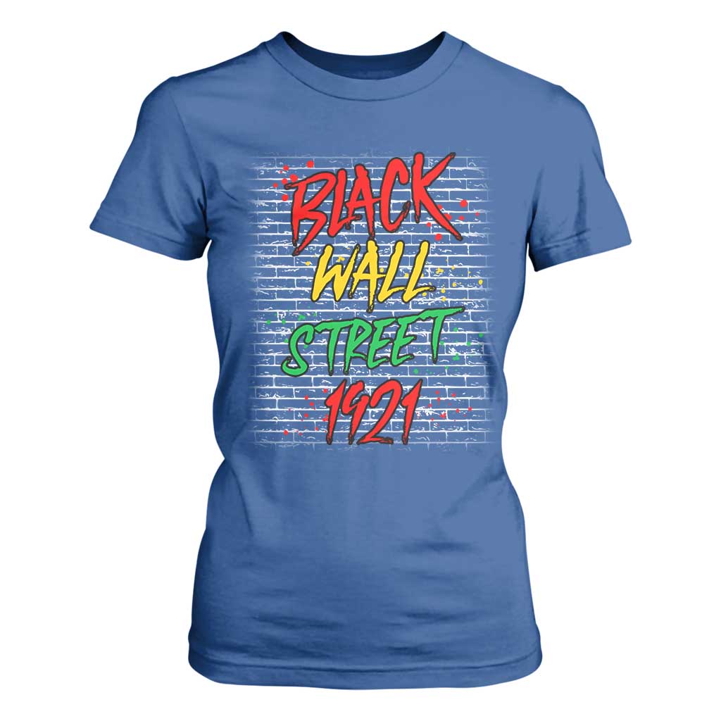Black Wall Street 1921 T Shirt For Women Tulsa Oklahoma Black History