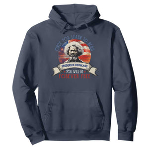 Frederick Douglass Inspirational Quotes Hoodie Once You Learn To Read You Will Be Forever Free USA Flag
