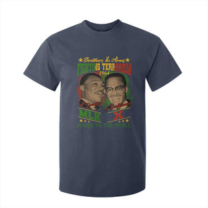 Martin Luther King And Malcolm X T Shirt For Kid Brothers In Arms Fighting Terrorism 1964 Black History Leaders