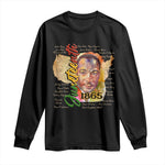 Juneteenth Long Sleeve Shirt Black Leaders African American Heritage 1865